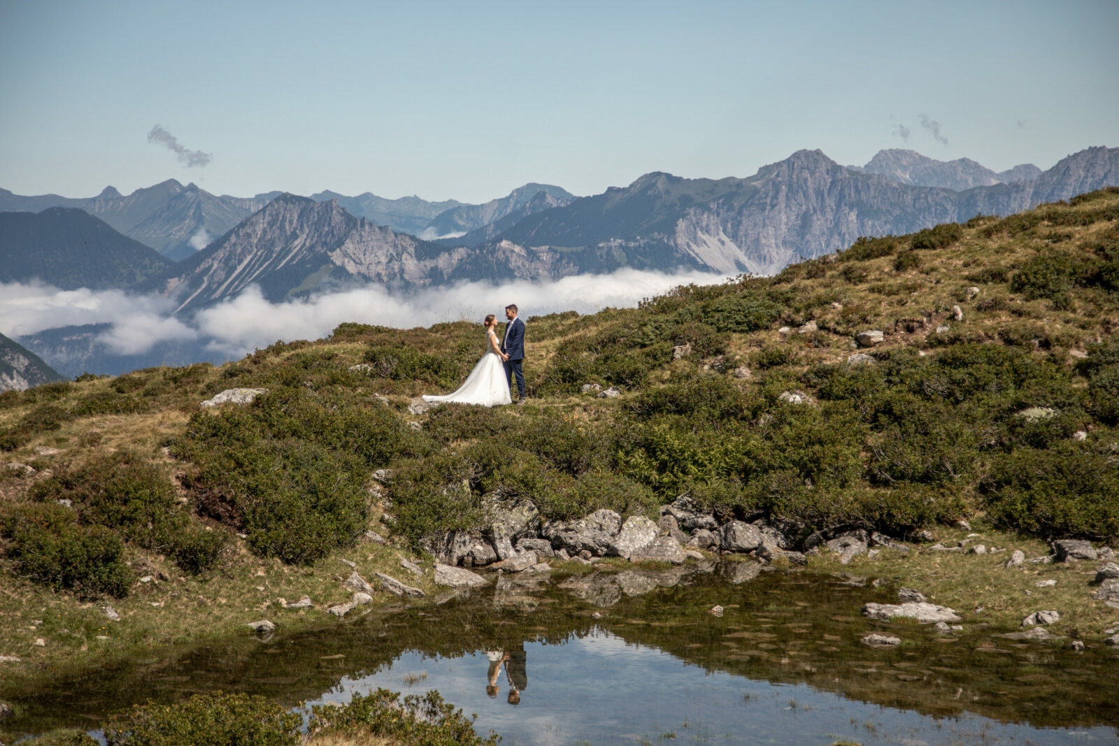 Hochzeitsfotos im Montafon in Vorarlberg