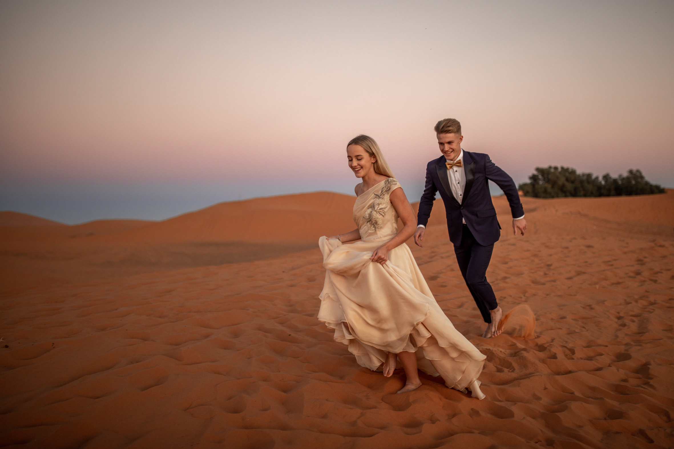 Heiraten in einer Wüste