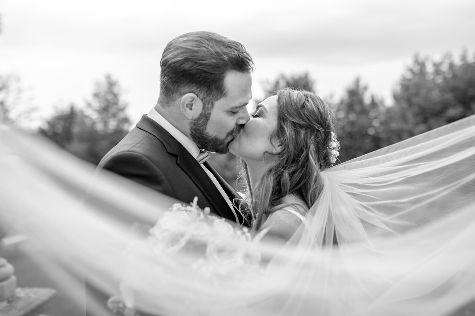 Hochzeit Fotos schwarz weiß