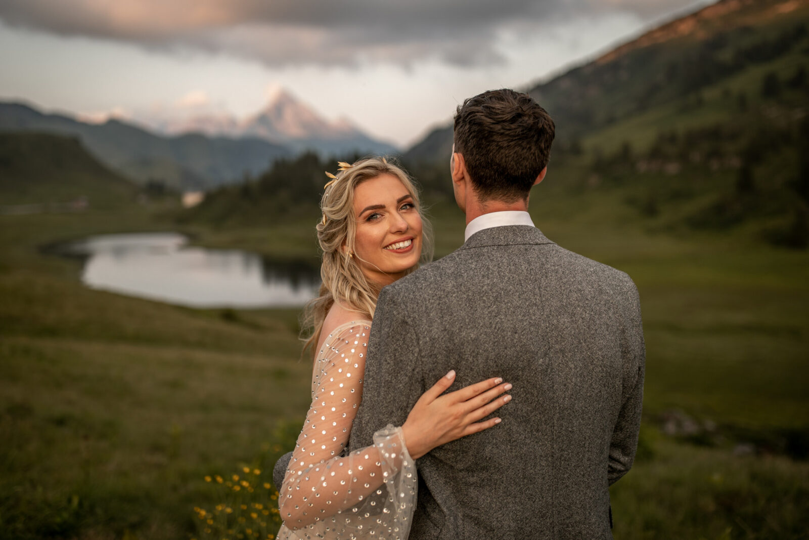 Elopement-Hochzeit in Vorarlberg in den Bergen