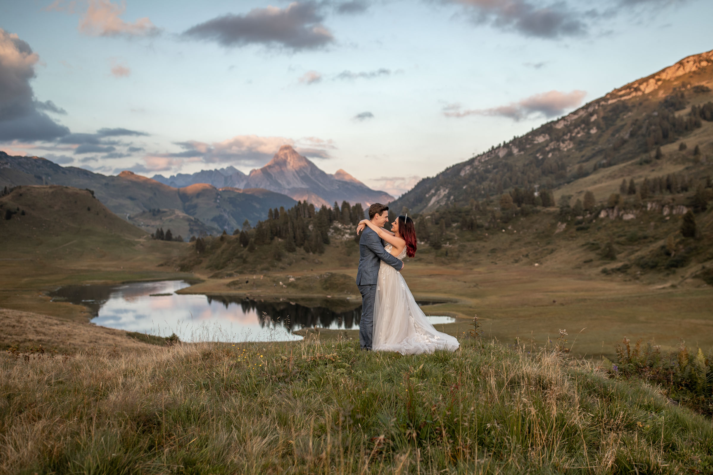 After wedding Fotos in den Alpen