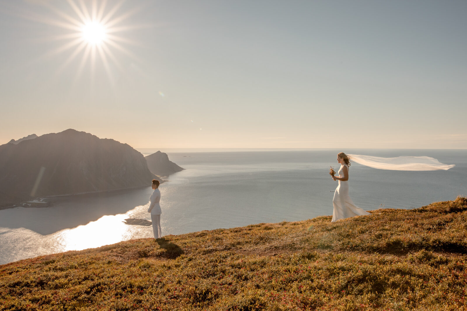 Fjord Hochzeit auf den Lofoten