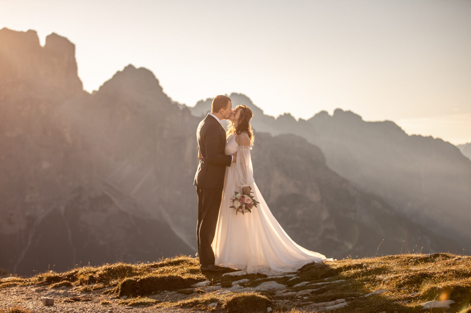 Elopement in den Dolomiten, Hochzeit zu zweit in Italien