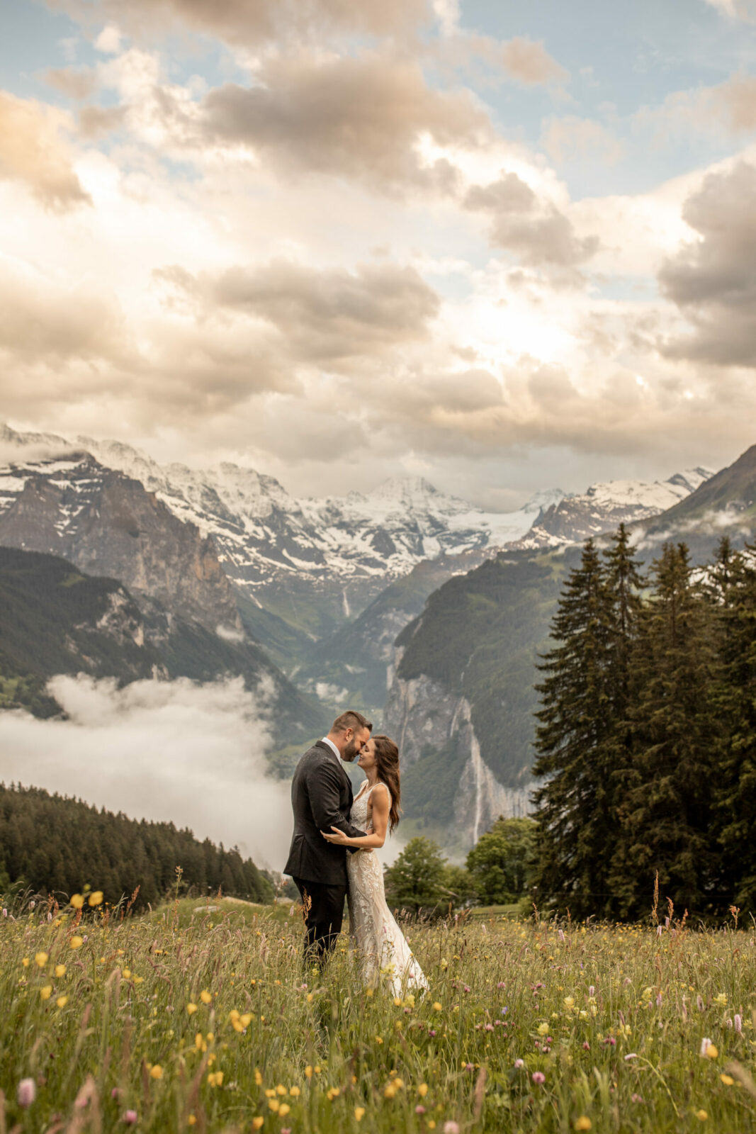 Elopement Hochzeit zu zweit Lauterbrunnen Schweiz