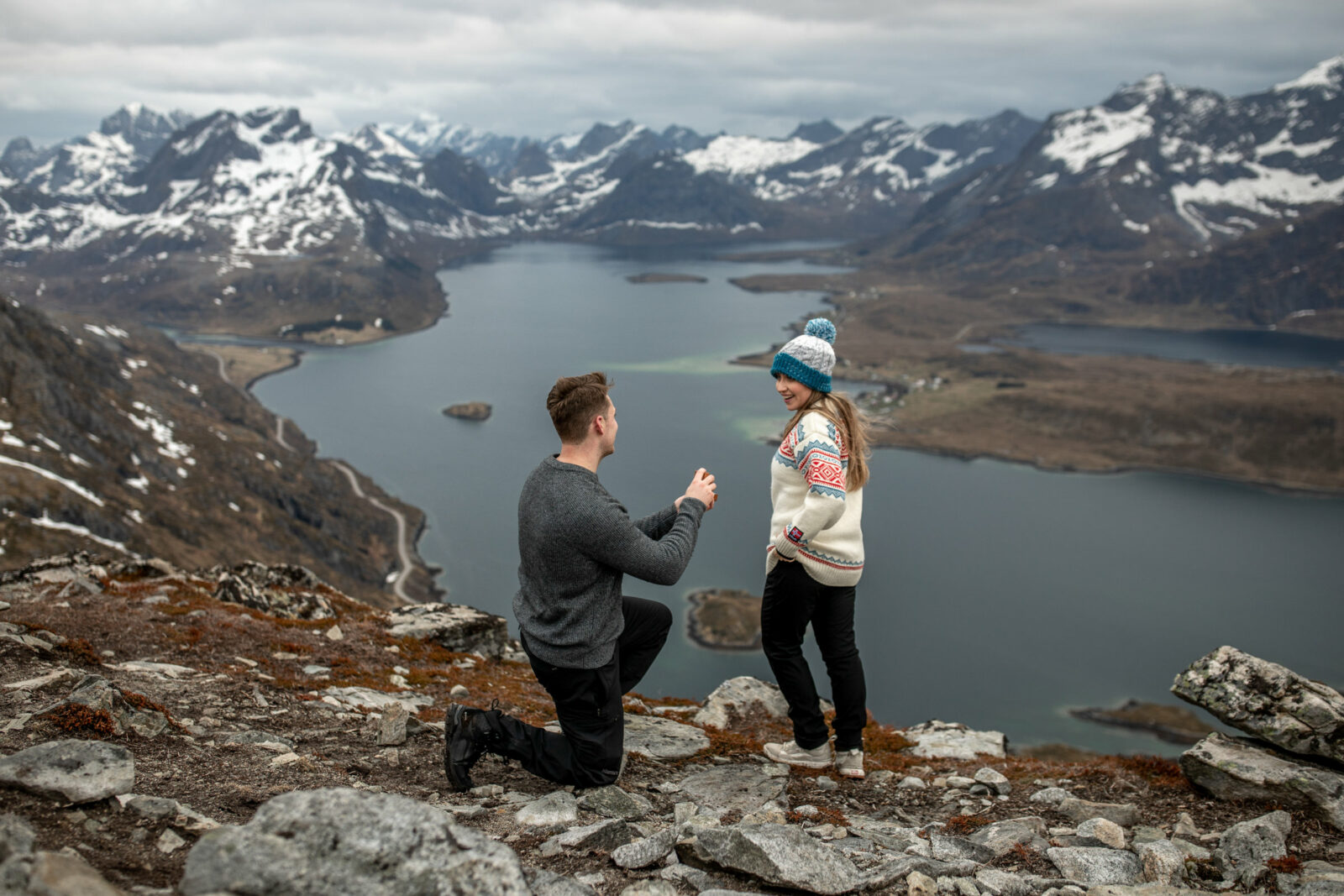 Fotografen für Hochzeitsantrag in Norwegen
