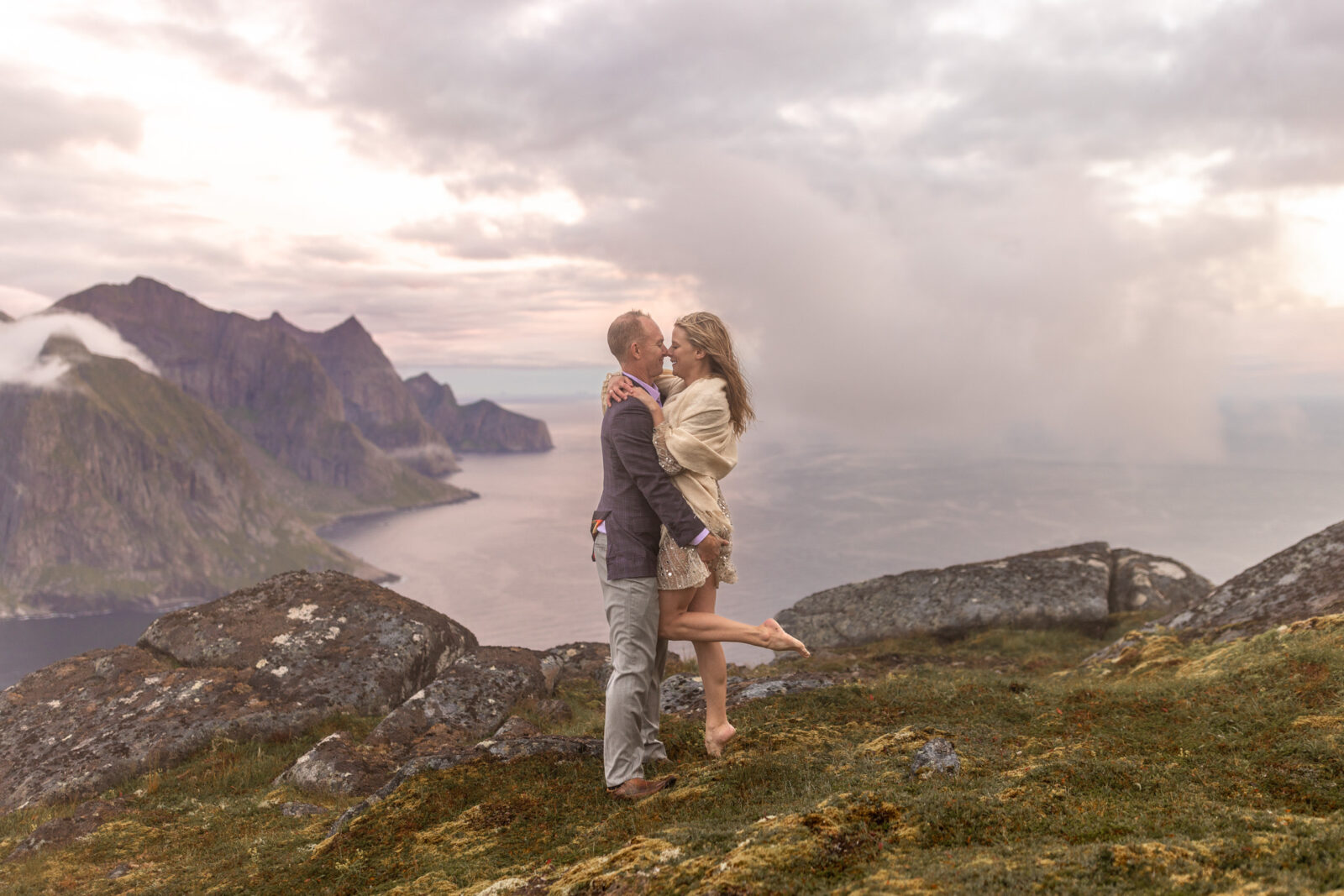 Engagement Photos on the Lofoten Islands, Norway