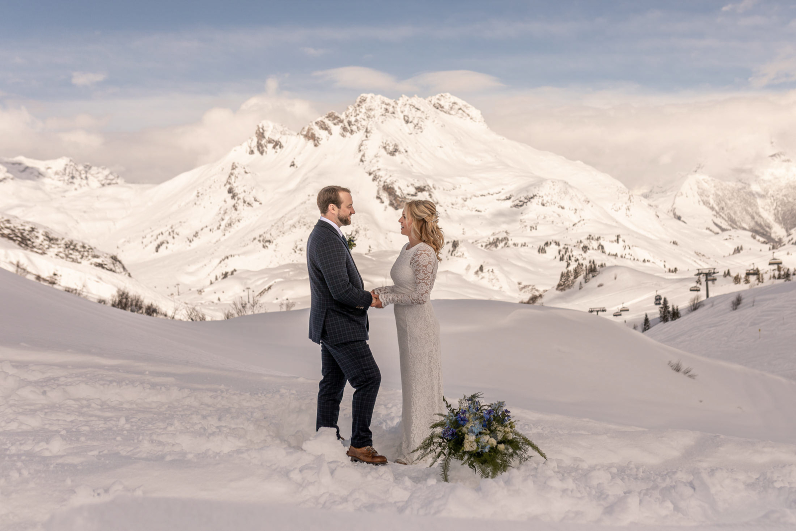 Hochzeit in der traumhaften Winterkulisse am Arlberg