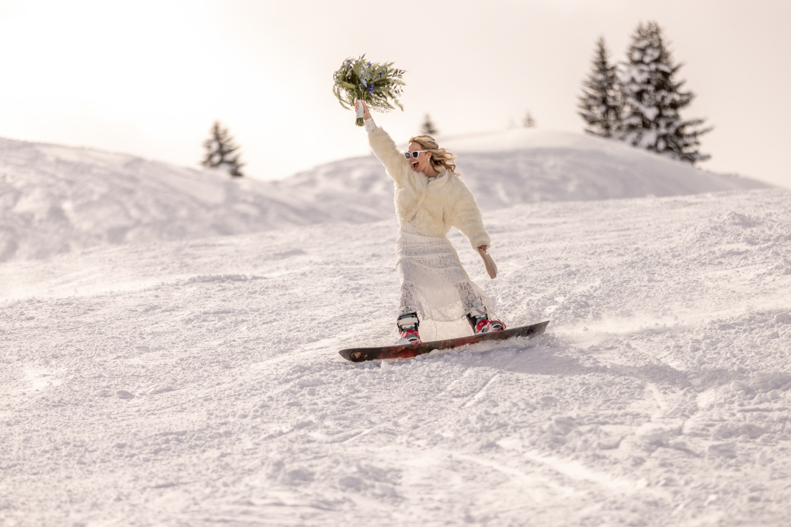 Snowboard Hochzeit in Lech am Arlberg