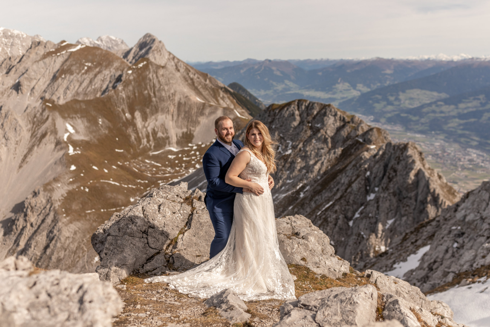 Hochzeitsfotos auf der Nordkette, Innsbruck, Tirol