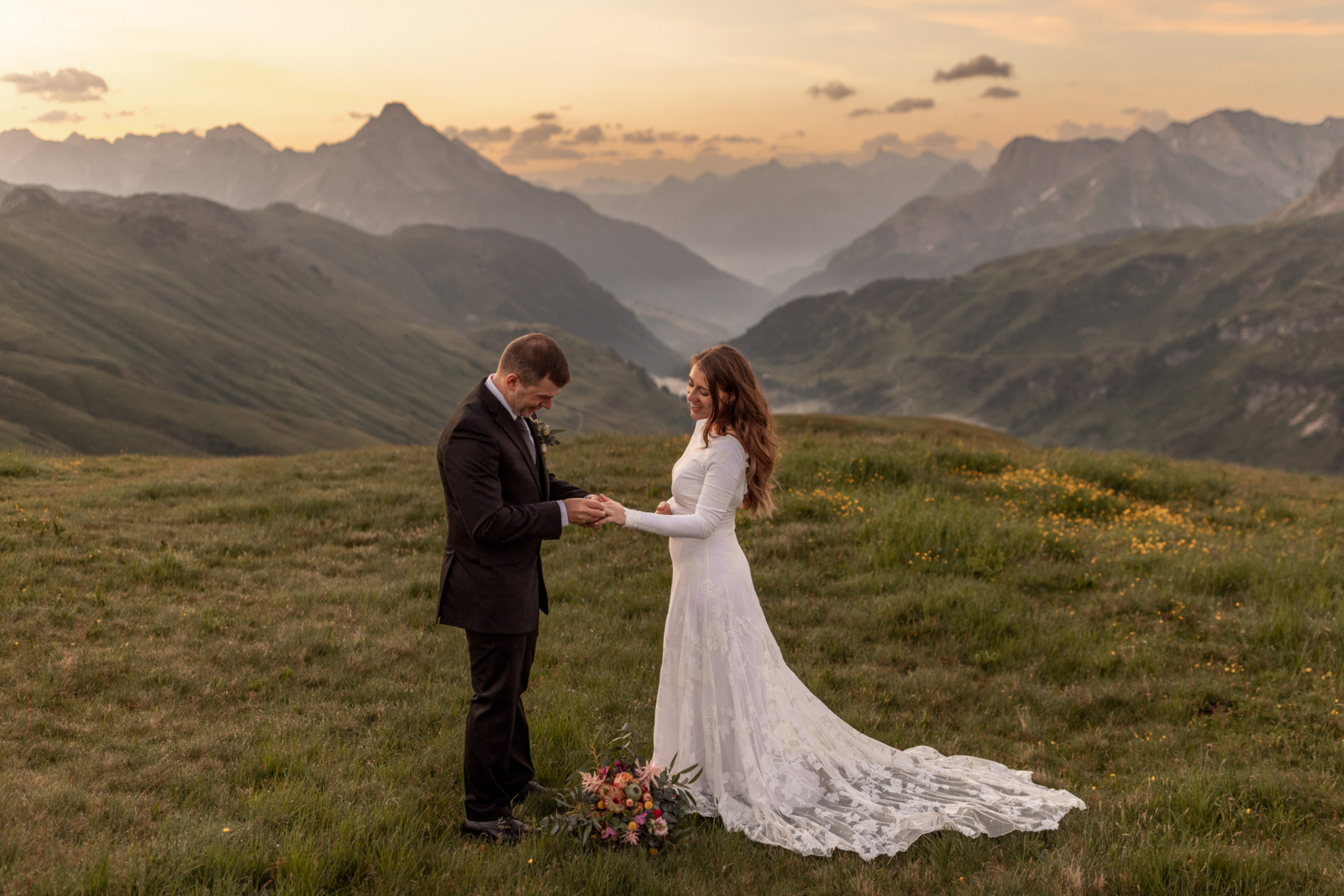 Elopement Hochzeit in den Bergen in Österreich