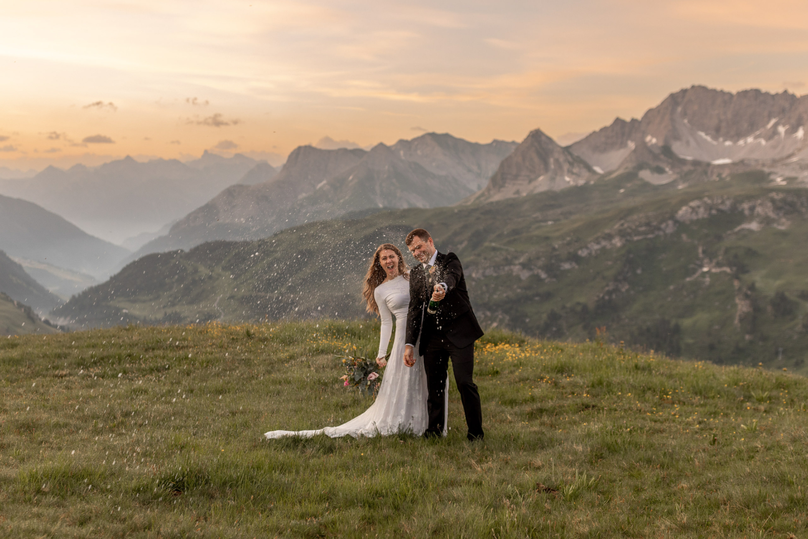 Hochzeitsfeier in der Natur Vorarlberg