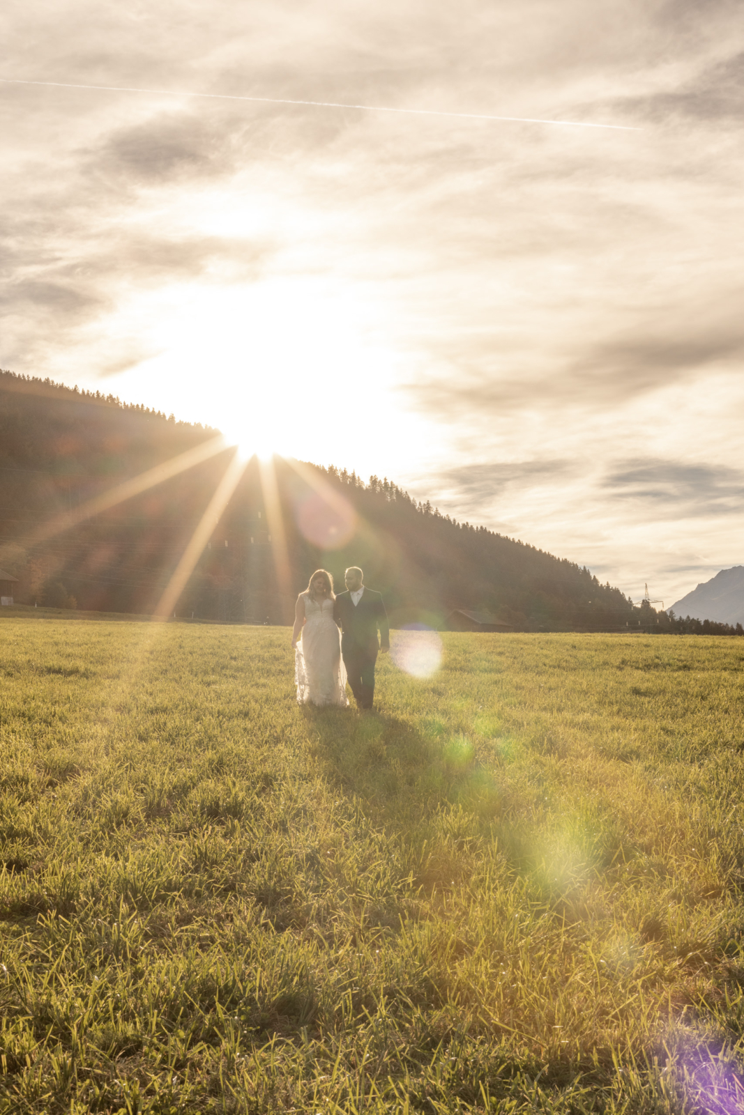 Hochzeits Fotos in der Natur in Tirol