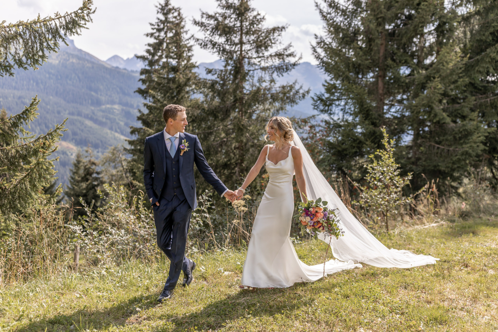 Hochzeits Fotos auf der Rössl Alm in Tirol, Österreich