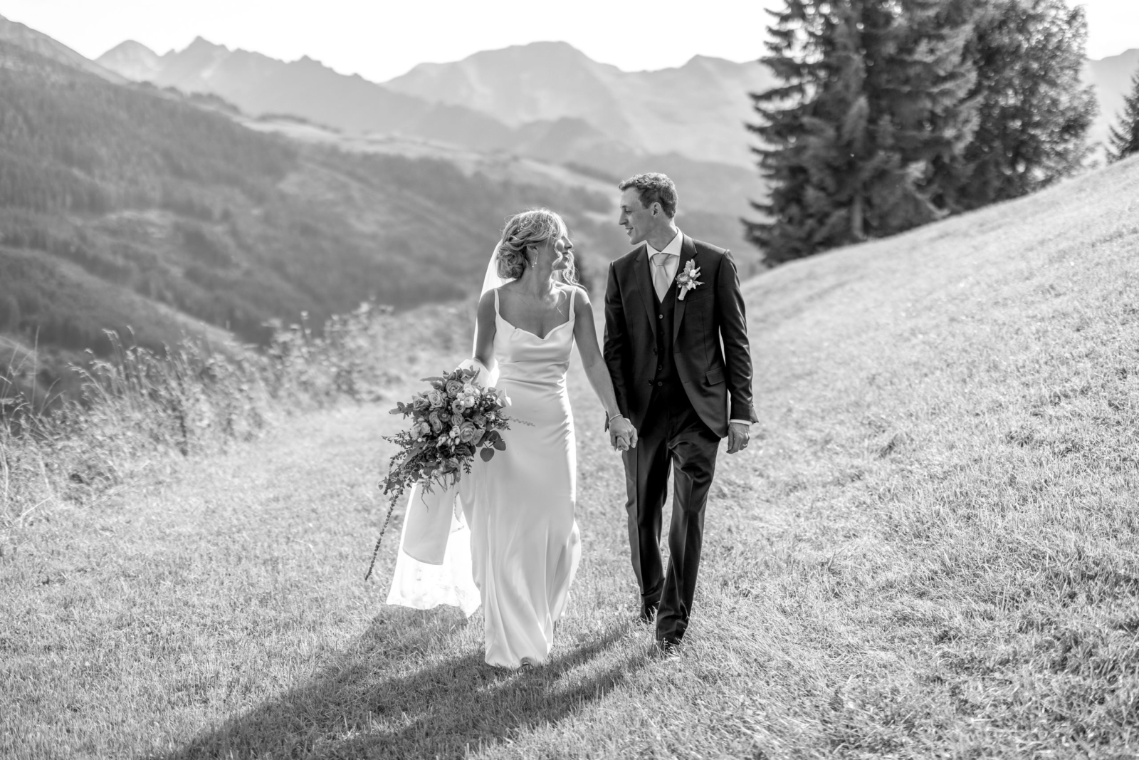 Hochzeitsfotos in den Bergen