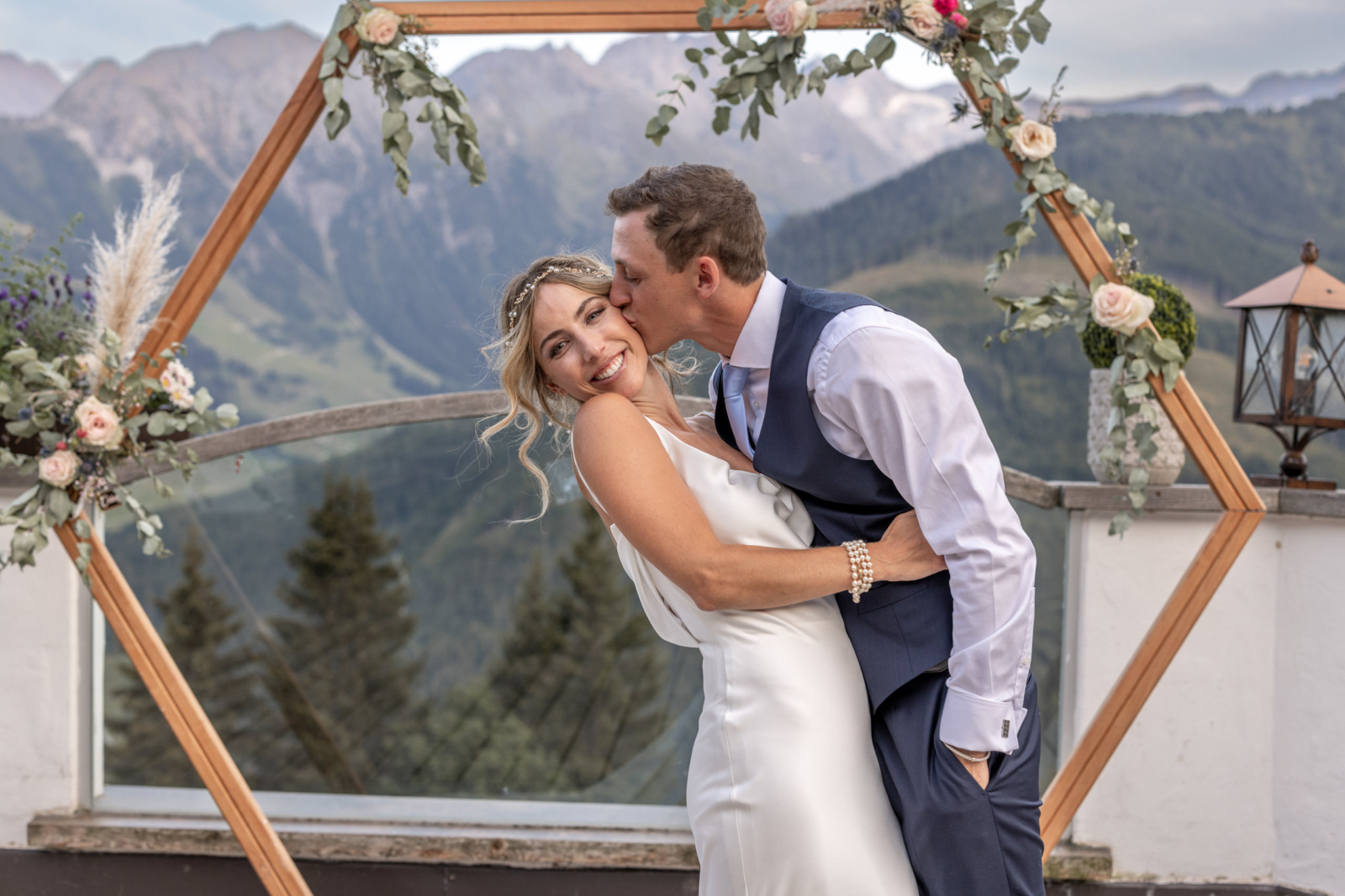 Hochzeitsfotos in den Bergen